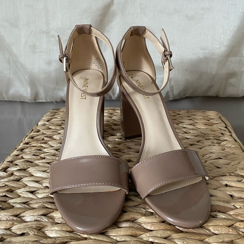 Nine West Women's Brown Block Heels